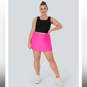 U Neck Crossover Plus Size Barre Ballet Dance Tank Top